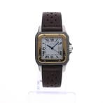 Cartier Santos Carree 2961; Bi-Colour Automatisch Horloge, Sieraden, Tassen en Uiterlijk, Horloges | Heren, Overige merken, Leer