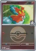 Ethans Slugma 023/217 Reverse Holo Poke Ball Ascended Heroes, Ophalen of Verzenden, Nieuw, Losse kaart, Foil