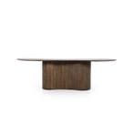 Eettafel Jordy - 250cm - Bruin - 96154 - eettafel, Nieuw, Overige vormen, Overige materialen