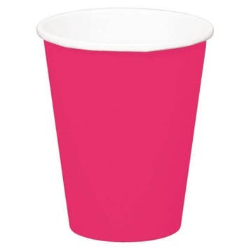 Bekers Magenta - 8 stuks, Ophalen of Verzenden, Nieuw