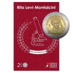 Italië 2 Euro Levi-Montalcini 2024 BU, Postzegels en Munten, Munten | Europa | Euromunten, Verzenden