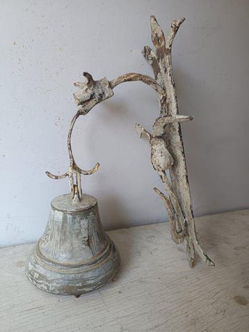 sculptuur, Campana - 40 cm - IJzer, Brons