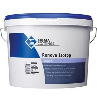 Sigma Renova Isotop Mat - zwart - 5 Liter, 5 tot 10 liter, Zwart, Nieuw, Ophalen of Verzenden