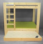 STAPELBED met onderbed 4 hoogtes-10 maten, Nieuw