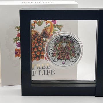 Ghana. 5 Cedis 2026 Summer Tree of Life, 1 oz Silver coin