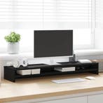 vidaXL Monitorstandaard 100x24x13 cm zwart eikenhout, Huis en Inrichting, Kasten | Televisiemeubels, Verzenden, Nieuw, Overige houtsoorten