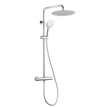 BWS Regendouche | 30cm Stortdouche met 3 standen handdouche, Ophalen of Verzenden, Nieuw, Chroom, Kraan