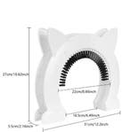 Grote kattendeur met borstel – Geschikt voor zware katten, Dieren en Toebehoren, Verzenden, Nieuw