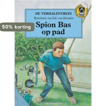 Spion Bas op pad / Verhalentrein - R. Erk-van Heusden, Verzenden, Zo goed als nieuw, R. Erk-van Heusden