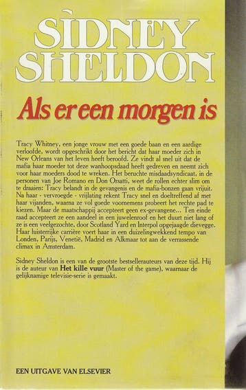 Als er een morgen is 9789010054838 Sidney Sheldon, Boeken, Verzenden, Gelezen, Sidney Sheldon