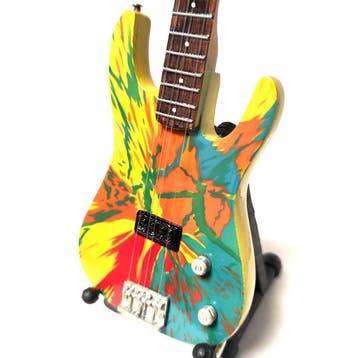 Miniatuur replica Flea bass basgitaar Red Hot Chili Peppers, Ophalen of Verzenden, Nieuw, Pop, Beeldje of Miniatuur
