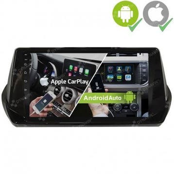 apple carplay navigatie peugeot 208/2008 android carkit usb, Ophalen of Verzenden, Nieuw