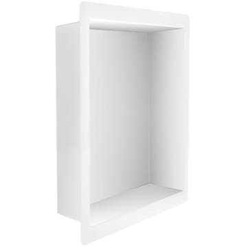 Wiesbaden Demis Inbouwnis - 30x30x7cm - Mat Wit, Ophalen of Verzenden, Nieuw, Rvs