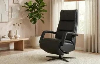 Leren relaxfauteuil Extra Large, Ophalen of Verzenden, Nieuw, Leer