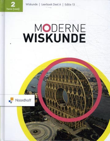 Moderne Wiskunde 2 havo vwo Leerboek A 9789001120665, Zo goed als nieuw