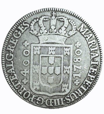 Portugal. Maria & Pedro III (1777-1786). Cruzado Novo (480