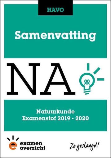 ExamenOverzicht   Samenvatting Natuurkunde HAV 9789492981325, Zo goed als nieuw