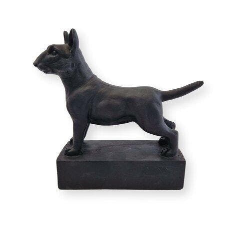 Urn voor uw overleden hond Bull Terrier + naam hond graveren, Dieren en Toebehoren, Honden-accessoires, Nieuw