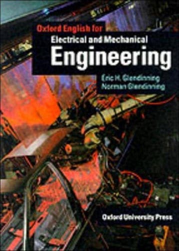 Oxford English for Electrical Mechanical Engineering student, Verzenden, Gelezen, Eric H Glendinning