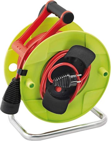 Tuinhaspel 50m H05VV-F | Tweedekansje | OP=OP, Ophalen of Verzenden, Zo goed als nieuw, Kabel of Snoer