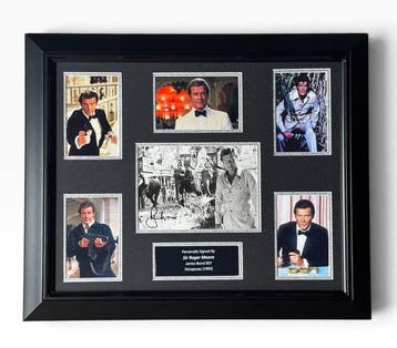 James Bond 007: Octopussy - Roger Moore Signed Framed, Nieuw