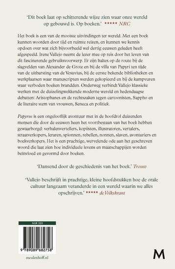Papyrus 9789089682758 Irene Vallejo, Verzenden, Gelezen, Irene Vallejo