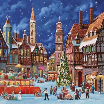 Kerstpuzzels - Diverse Merken - Groot Aanbod bij Puzzelplaza, Ophalen of Verzenden, 500 t/m 1500 stukjes, Nieuw, Legpuzzel