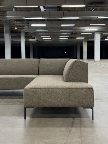 Design on Stock Bloq | Dormeuse (NIEUWSTAAT + Garantie), 300 cm of meer, Ophalen of Verzenden, Zo goed als nieuw, Bank Hoekbank Bankstel Bankje Loungebank Banken Chaise Lounge 
