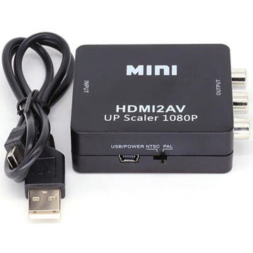 HDMI naar Composiet Omvormer voor AV / RCA Zwart, Verzenden, Nieuw