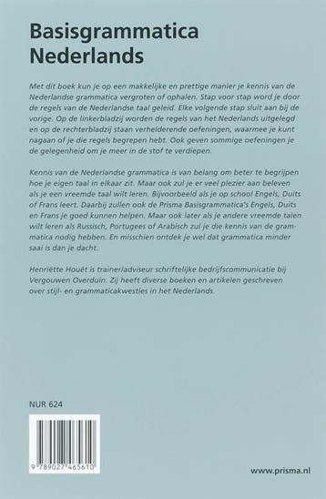 Prisma Basisgrammatica Nederlands / Prisma Taalbeheersing, Verzenden, Zo goed als nieuw, H.C.S. Houet