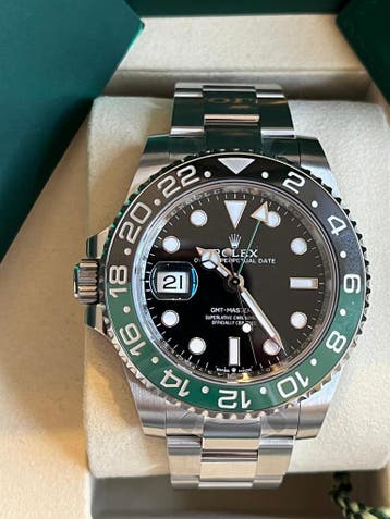 Rolex GMT-Master II “Sprite” 126720VTNR 12/2025 NEW, Sieraden, Tassen en Uiterlijk, Horloges | Heren, Staal, Polshorloge, Nieuw