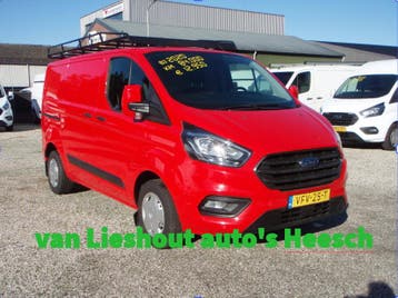 Ford Transit Custom Trend trekhaak Imperiaal 84406 km bj 20, Gebruikt, Leder, Ford, Lease