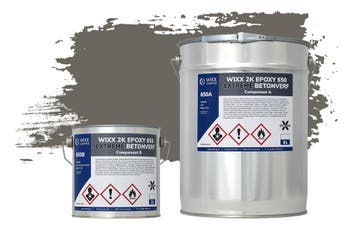 Wixx 2K Epoxy 650 Extreme Betoncoating RAL 7039 |, Nieuw, Verf, Grijs, Verzenden