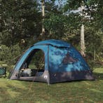 vidaXL Koepeltent met Verwijderbare Regenkap Blauw, Verzenden, Nieuw