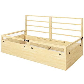 Verhoogd Bed Met Klimhulp, Kruidenbed, Houten Plantenbak, Bl, Tuin en Terras, Verzenden