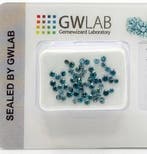 Zonder minimumprijs - 57 pcs Diamant (Kleurbehandeld) - 1.00, Sieraden, Tassen en Uiterlijk, Edelstenen, Nieuw
