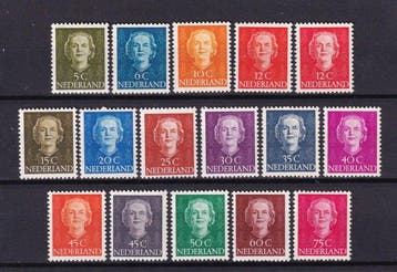 Nederland 1949 - Koningin Juliana kleine En Face - NVPH, Gestempeld