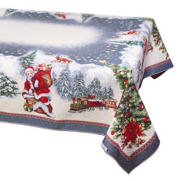 Elegante Centrotavola Natale in tessuto Gobelin - 100% Made, Nieuw
