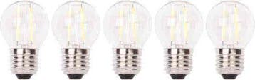 XQLITE LED BOLVORM E27 2 WATT FILAMENT XQ1404, Antiek en Kunst, Antiek | Lampen, Verzenden