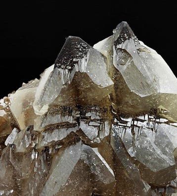 Prachtige calciet, dubbele kristallisatie, Sardinië