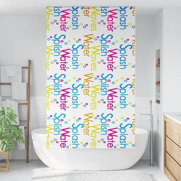 vidaXL Doucherolgordijn 130x240 cm stofbreedte 126 cm, Verzenden, Nieuw