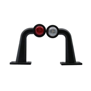 Set LED Breedtelampen Haaks Lang 10-30V Wit + Rood (Set), Ophalen of Verzenden, Nieuw