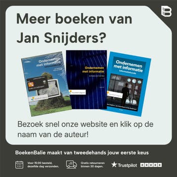 Ondernemen met informatie / Vast Boek / Noordhoff, Verzenden, Zo goed als nieuw, Jan Snijders