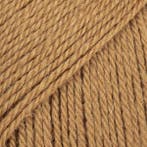 DROPS Flora Uni Colour - 25 karamel - Wol Garen, Ophalen of Verzenden, Nieuw