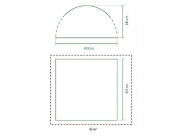 Coleman Event Shelter XL maat 450 x450cm met gratis zijwand, Caravans en Kamperen, Ophalen of Verzenden, Nieuw, Polyester