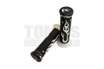 Handvatset Flame wit / zwart 22mm / 24mm universeel, Ophalen of Verzenden, Nieuw, DMP