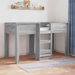 vidaXL Bunk Bed voor Kinderen Grijs Sonoma 75 x 190 cm, Verzenden, Nieuw, Grijs, Hout