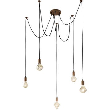 LED Hanglamp - Hangverlichting - Trion Cardino - E27 Fitting, Huis en Inrichting, Lampen | Hanglampen, Ophalen of Verzenden, Nieuw