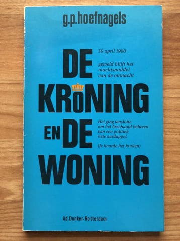 KRONING EN DE WONING - Hoefnagels 9789061001836, Verzenden, Gelezen, Hoefnagels