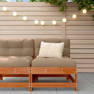 vidaXL Tuin Midden Sofa Massief grenenhout Wasbruin, Tuin en Terras, Verzenden, Nieuw